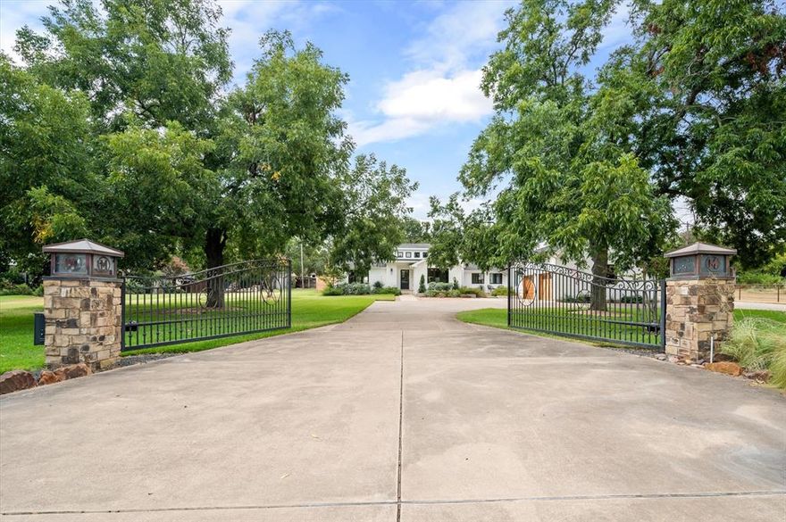 Nestled on a pristine one-acre lot in the heart of Westlake, Texas, this stunning 1940's home was taken to the studs in 2015 and expanded, offering the perfect blend of luxury, privacy, and functionality—without the constraints of an HOA. A gated entrance welcomes you to beautifully landscaped grounds, where mature trees and manicured gardens create a serene retreat.
Designed with entertaining in mind, the open floor plan, expansive andersen windows, and seamless indoor-outdoor flow. The gourmet kitchen is a chef’s dream, featuring high-end appliances, a spacious island, custom cabinetry. The elegant living and dining areas offer ample space for gatherings, enhanced by rich hardwood floors, a cozy fireplace, and designer finishes throughout.
The luxurious primary suite is a true sanctuary, complete with a spa-like bath, soaking tub, walk-in shower, and custom closet. Additional bedrooms are generously sized, ensuring comfort and convenience for family and guests.
Step outside to your private oasis, where a sparkling claffey ozone pool, covered patio, and outdoor living area offer the ultimate setting for relaxation. Whether lounging by the water, enjoying an alfresco meal, or hosting lively gatherings around the firepit, this backyard retreat is designed for year-round enjoyment. Located in the prestigious town of Westlake, this exceptional property offers access to highly acclaimed schools. Residents have the unique opportunity to either the award-winning Carroll Independent School District or the renowned Westlake Academy, an International Baccalaureate World School.
With its unparalleled craftsmanship, prime location, and resort-style amenities, this Westlake estate is more than just a home—it’s a lifestyle.