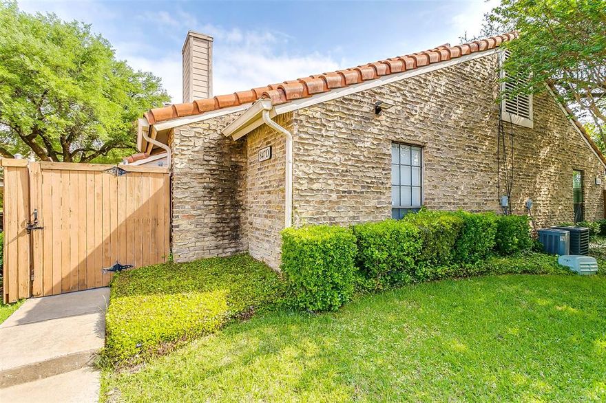 Great opportunity for low maintenance living in a gorgeous established neighborhood, that offers a community pool, club house, plenty of manicured areas for long walks and is in the award-winning Richardson ISD! Whether you're a first-time buyer, downsizing, or looking for a smart investment, this condo has something for everyone! Step inside to find an open and airy living space, filled with natural light, with a cozy fireplace which is ideal for relaxing or entertaining. The kitchen features plenty of cabinet and counter space, and a convenient breakfast bar that overlooks the dining room. The bedroom is generously sized, with a spacious walk-in closet. The full bath is tastefully updated, and the additional half-bath adds extra convenience for guests or busy mornings. Enjoy the fenced patio, which allows for privacy and outdoor dining. There’s even a storage closet off the patio, that is perfect for off season décor, etc. This unit has one dedicated, covered parking space (I-4) and is within walking distance to Cottonwood Park. You also have easy access to Highway 75, shopping, restaurants, public transit and the University of Texas at Dallas. The HOA fees cover water, sewer, and trash. When you visit, look for Unit 847D. Property being sold as-is. See offer instructions in TransAction Desk. Don’t miss this amazing chance!