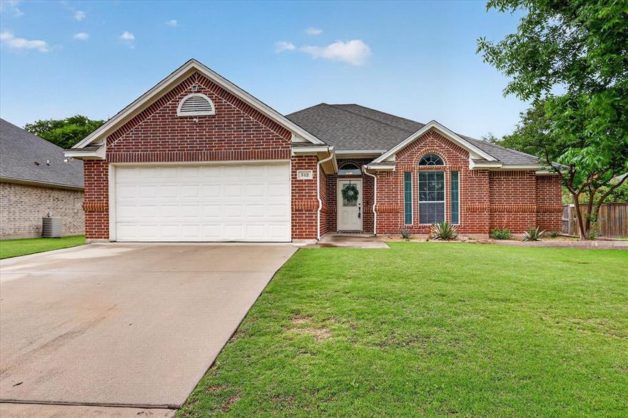 Welcome to this charming and beautifully maintained home in the heart of Aledo, where thoughtful updates and inviting comfort come together seamlessly. Inside, you’ll find stylish luxury vinyl plank flooring installed in 2025, complemented by modern touches including new bedroom ceiling fans and updated bathroom faucets added in 2026. The home offers year round comfort with a newer 2022 HVAC system, while new reverse osmosis system provides fresh, clean water. Additional improvements include a new garage breaker in 2022 and irrigation controller 2025. Outside, a charming shed added in 2023 provides extra storage or workspace, and the yard is easily maintained with the irrigation system, making this home as functional as it is warm and welcoming.