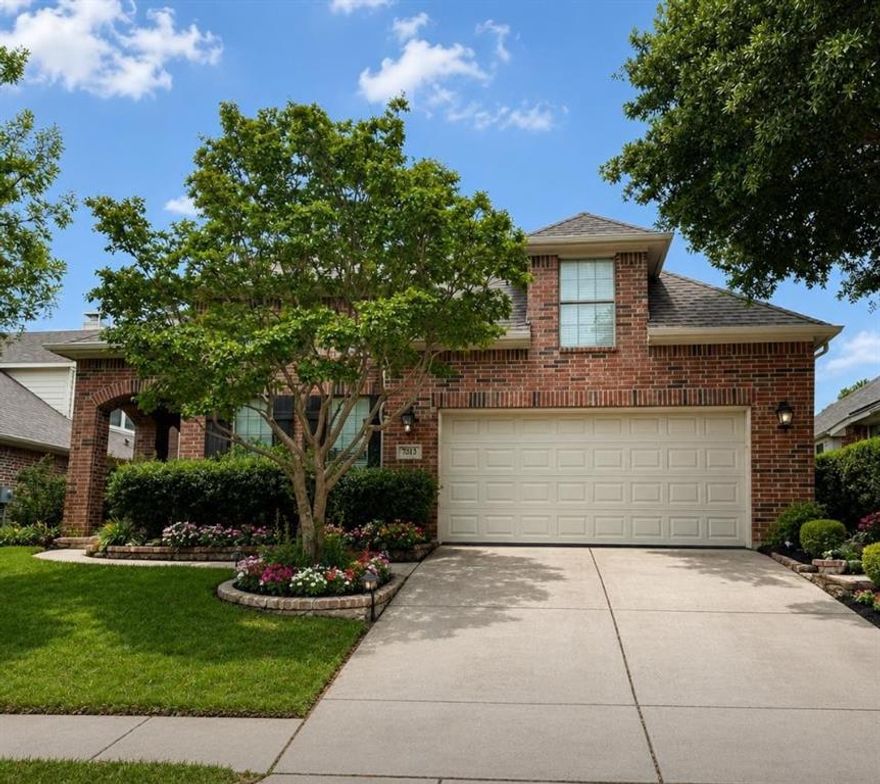 Beautiful remodeled two story home in the desirable Stonebridge Ranch.  Gorgeous inside with wood floors, custom light fixtures, and a fully remodeled kitchen.  A large island for entertaining is complemented with new countertops, backsplashes, and new CAFE appliances. The primary bedroom and ensuite compliments the home with a walk in shower and a jetted tub.  Downstairs you can also find a private office, while upstairs a large media room and four more bedrooms complete this lovely lay out.  Stonebridge amenities offer multiple attractions for your family from the pool, to the jogging trails, fishing and more!