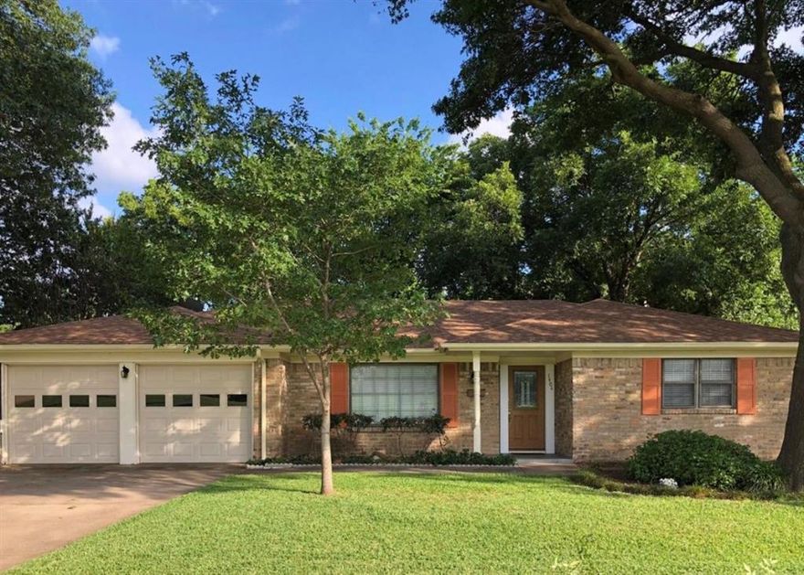 3-2-2 car garage cute home in convenient location. Freshly painted. Wood burning fireplace, new kitchen granite, dishwasher and wood like vinyl tile. No carpet! Large quarter acre treed backyard with bonus storage space and shed. 30 second walk across the street to PISD Sigler Elementary School. Walking distance to the historic 168,000 gallon historic Plano Texas Pool and soon to be brand new $1 Billion Collin Creek development.