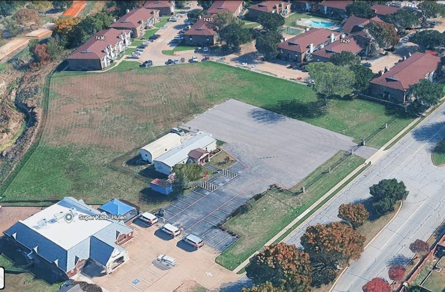 This property offers a rare opportunity to acquire nearly three acres of improved commercial land along South Hulen Street in southwest Fort Worth. The site features an existing building, paved parking, and gated access, allowing for immediate occupancy while also providing significant long-term redevelopment potential