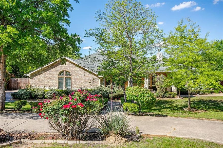 Welcome to this private 1.65-acre estate in an established neighborhood, outside the city limits & no HOA. This is a rare opportunity to own a beautiful property that perfectly blends comfort, space & convenience. From the moment you arrive the setting makes an impression. Mature surroundings, expansive green space & the peaceful feel of a well-established community create a sense of warmth & permanence. The generous lot offers residents to enjoy room to breathe while still being conveniently located close to shopping, dining, schools & major commuting routes. The property’s park-like setting invites relaxing under the open sky, hosting outdoor events, gardening, or simply enjoying the tranquility of the landscape. Step inside & immediately notice the updated flooring throughout the home, creating a fresh & cohesive feel from room to room. The interior layout is designed with functionality & comfort in mind, offering a blend of open gathering spaces & more private areas that allow everyone to find their own place to relax or focus. The heart of the home is the kitchen with granite counters & spacious pantry, thoughtfully designed to serve both everyday living & entertaining. A breakfast bar provides additional seating to the kitchen nook & formal dining room & creates a natural gathering point where family & guests can connect while meals are being prepared. The living room with fireplace serves as a welcoming central gathering space where family & friends come together to relax or spend quality time. In addition the bonus room acts as a flexible area that can easily be used as a media or play room a hobby space or home gym. This home also offers a dedicated office for remote work, studying or managing the home. 3 well sized bedrooms offer everyone a spacious place to rest & recharge with the primary offering a relaxing ensuite with jetted tub, separate shower & spacious walk in closet. This property provides flexibility for a wide range of lifestyles. Welcome home.