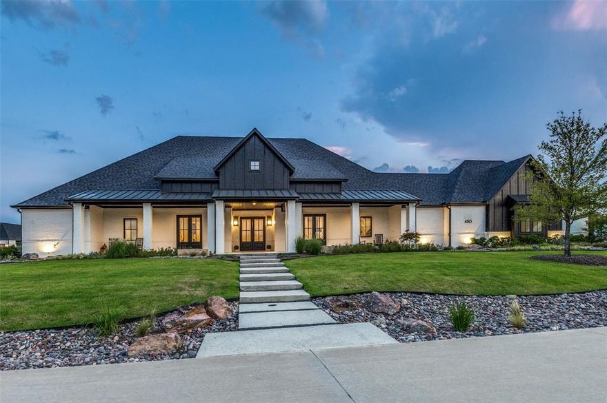 THIS BREATHTAKING 5 BR, 7 BATH, ESTATE ON 1.005 ACRES IN THE PRESTIGIOUS CROSSWOOD CREEK ESTATES FEATURES A  SALT WATER OR CHLORINE OPTION POOL, FIRE BOWLS, MARBLE WATERFALL, LAMINAR JET DECK FOUNTAINS,  ATTACHED SPA,  OUTDOOR LIVING, DINING AND KITCHEN AREAS FEATURE A FLOOR TO CEILING GAS FIREPLACE, ELECTRIC SCREENS THAT ENCLOSE THE ENTIRE OUTDOOR LIVING AREA, GLASS DOORS OPENING TO THE STUNNING INDOOR LIVING SPACES CREATING ONE LARGE SPACE PERFECT FOR ENTERTAINING AND YEAR ROUND ENJOYMENT.  THE INTERIOR CRAFTSMANSHIP IS UNMATCHED BOASTING WHITE OAK WOOD FLOORING THROUGHOUT, INTRICATE CUSTOM CABINETS, 12 TO 16 FOOT CEILINGS, AND 8 FOOT SOLID CORE DOORS.  ONCE INSIDE THE BEAUTIFUL DOUBLE FRONT DOORS IS A STUNNING ENTRY WITH 16 FOOT CEILINGS, VIEWS OF THE OPEN CONCEPT, LUXURIOUS DINING, LIVING, KITCHEN AREAS AND BUTLERS PANTRY.  THE GOURMET KITCHEN IS EQUIPT WITH A COMMERCIAL GRADE STOVE TOP, POT FILLER, DOUBLE OVENS, INTEGRATED CABINET REFRIGERATOR, WALK IN PANTRY WITH SECOND REFRIGERATOR, THE BREAKFAST KNOOK INCLUDES FLOOR TO CEILING CABINETS AS WELL AS A BUILT IN COFFEE MAKER FOR YOUR OWN BISTRO. THE PRIMARY ENSUITE INCLUDES HIS AND HERS WALK IN CLOSETS WITH CUSTOM TAILORED CLOSET SYSTEMS, A LAVISH 3 SIDED SEAMLESS GLASS ENCLOSED SHOWER, DUAL VANITIES, HEATED TILE FLOORS.  THIS EXQUISITE ESTATE IS DESIGNED FOR EXTREME ENERGY EFFICIENCY WITH FOAM INSULATION THROUGHOUT, EXCEPT SMALL 3 CAR GARAGE, ZONED HEATING AND COOLING EQUIPMENT,  THIS IS TRULY A RESIDENCE THAT MASTERFULLY COMBINES LUXURY WITH SUSTAINABLE, COMFORTABLE LIVING. ZONED IN THE HIGHLY ACCLAIMED CELINA ISD!