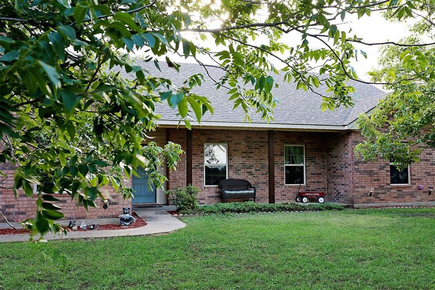 Welcome to 812 Ebenezer Rd in Palmer, a rare 1-acre retreat shaded by mature pecan and pear trees, with established grapevines adding charm and seasonal bounty. This property offers the perfect balance of rural serenity and modern convenience - no HOA, outside city limits, and unzoned for incredible flexibility, including potential commercial use.
The main home features 3 spacious bedrooms, 2 full bathrooms and attic space; with an elegant kitchen, boasting granite countertops and stylish tile flooring throughout for easy maintenance. Recent upgrades - including a new roof, new windows (2025), and an AC unit with a 10-year warranty provide peace of mind for years to come.
A detached 288 sqft cabin with air conditioning offers an ideal flexible space for a home office, workshop, visitors or rental income. Outdoors, you’ll find not only the beautiful mature trees and vineyard but also a private archery range for outdoor enthusiasts. A 2-car garage and spacious carport ensure plenty of parking and storage.
With its towering shade trees, open space, and abundant amenities, this property is perfect for those who value refined country living just 25 minutes from downtown Dallas, a unique opportunity that blends natural beauty, functionality, and potential.