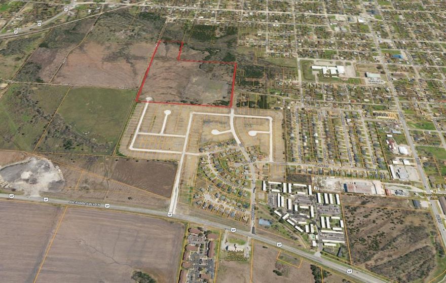 165 Fully Entitled 50' Paper Lots that is shovel ready for Builders or Developers. These may be the last 50' lots ever approved in Greenville as their ordinance has changed. This is Phase 2 of Delano Estates. Delano Estates is a master planned subdivision with a grand entrance off of Hwy 69 that has a Sold Out Phase 1 and a Hard To Find Shovel Ready Fully Entitled Phase 2. Phase 2 gets to take advantage of the amenities located in phase 1 including a professionally installed park, huge entrance monument, brand new concrete streets and the marketing that a Nation Builder brings to a new community. This project is more than 4 years in the making to get to fully entitled status.