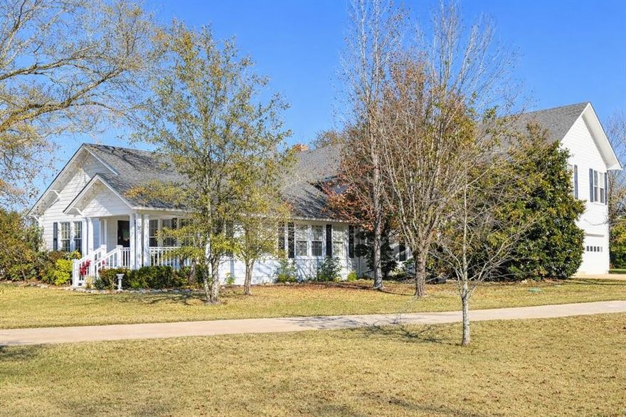 Welcome to your dream farmhouse nestled on just under 2 peaceful acres in the heart of Lindale. This beautifully updated 4,125 sqft home blends timeless charm with modern comfort, offering plenty of room to live, work, and entertain. With 5 spacious bedrooms, 3.5 bathrooms, and 2 inviting living rooms, there’s more than enough space for family gatherings, holidays, or quiet evenings at home. You’ll love the flexibility of a primary suite on both the lower and upper levels, plus a dedicated office downstairs, perfect for working from home or managing a busy household. The large kitchen is a showstopper, combining function with farmhouse flair, complete with a vintage stove that adds a unique touch of class and history. Step outside to enjoy a 30x30 shop with a 20x30 lean-to, ideal for projects, storage, or even a home business setup. If you're looking for the perfect mix of space, character, and country living with room to grow and breathe. This Lindale farmhouse checks every box.