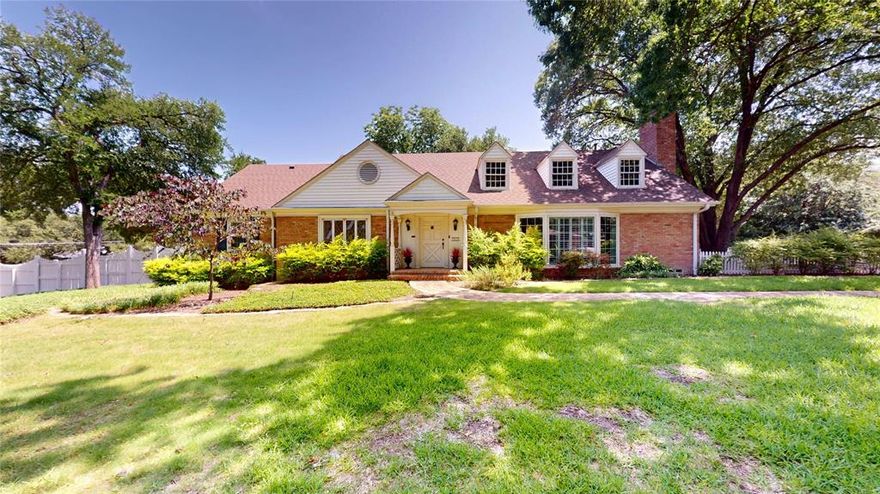 Welcome to your exceptional abode nestled in the heart of the sought-after Janmar Estates neighborhood! Built in 1957 on .68 acre, this house has what's commonly referred to as great bones with exceptional quality and craftsmanship throughout. Move-in ready, or ripe for any level of renovation desired, this delightful, spacious home boasts a fabulous four bedrooms and three bathrooms, offering ample space for family, friends, and perhaps a few furry companions. Step inside and feel the warmth that radiates through the bright and airy living spaces, perfectly designed for both entertaining and relaxation. The charming kitchen is trimmed with the original, hand-painted tile backsplash and offers plenty of room for cooking with family and friends. Venture outside to the oversized, shaded, brick patio and tiered back yard, perfect for fun and entertaining. The property is adorned with many beautiful, mature trees as well as pull-through access from street to alley. Come experience the engaging charisma of this home and gorgeous neighborhood!