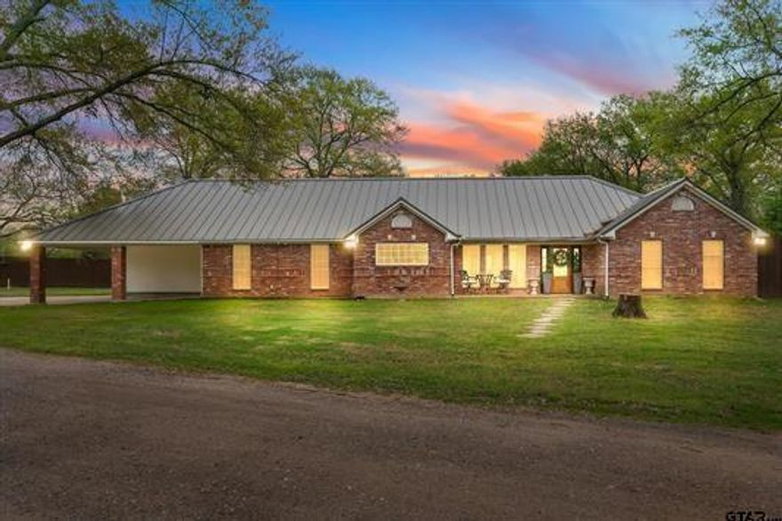 Absolutely stunning ranchette in the heart of Van, Texas just minutes from I20. Picturesque fencing and a winding drive takes you to an expansive almost 3000sqft fully remodeled home. This home is not your typical remodel either, it is stunningly beautiful with custom, modern finishes throughout. With a chefs kitchen, two living rooms, 5 bedrooms and 3 bathrooms this home truly has it all. With almost 4 acres you have plenty of space for a horse or any farm animals you want to bring home. This is property is the definition of ETX countryside luxury with a pool and outdoor entertainment. Again, not your typical outdoor entertainment because here you have a pool, full outdoor kitchen, fireplace, hot tub and sauna. You truly have to come tour this property to appreciate all that it has to offer!