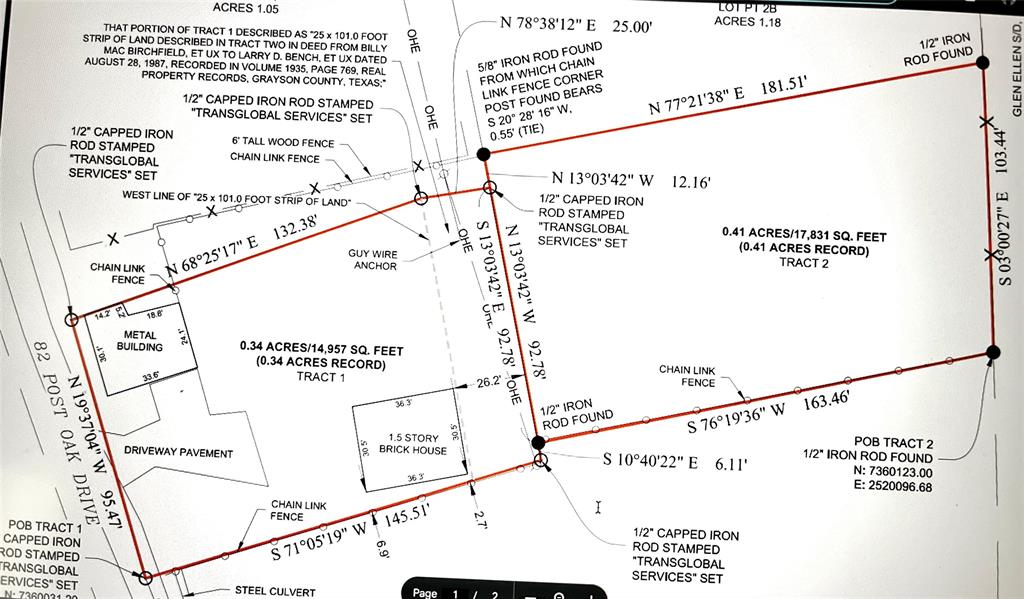 Glen Ellen Sub - Land