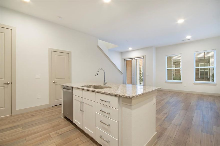 Beautiful townhome nestled in a prestigious Plano suburb offering an unmatched lifestyle surrounded by manicured golf courses, upscale shopping, and cozy neighborhoods. Enjoy the perks of living in this modern newly constructed 2 bedroom, 2 and half bathroom townhome + bonus space on the second level, great for a small office or peloton space. Designed for comfort and style, this residence features an open floorplan with ample natural light, spacious walk-in closets with an additional large under the stairwell storage closet, a large covered patio on the second level with a ceiling fan and electrical outlet perfect for an outdoor entertainment set up. The gourmet kitchen boasts stainless-steel appliances and custom cabinetry, seamlessly blending with the hardwood-style flooring to create an inviting atmosphere. Every corner of this home is thoughtfully designed to provide a sense of elegance and ease for you and any furry friends! Additional amenities and features include a gated community, 24-hour fitness center, a resort style pool and sundeck with grilling stations, a clubhouse and entertaining lounge, walking paths and greenspace, conference rooms, concierge services and on-site maintenance and management. Commute into DFW, enjoy local dining, or explore the outdoors, all with ease. Return to your sanctuary and unwind in the comfort of a home tailored to your lifestyle. Additional monthly fee of $150 that covers trash, pest control and high speed internet. MARKET RENT IS $3350. List price reflects net effective rent with 1 month free SELF-PRORATED over a 12 month lease term. Special will be given off of the first full month and then tenant will be paying the market rent of $3350 for remainder of lease term.