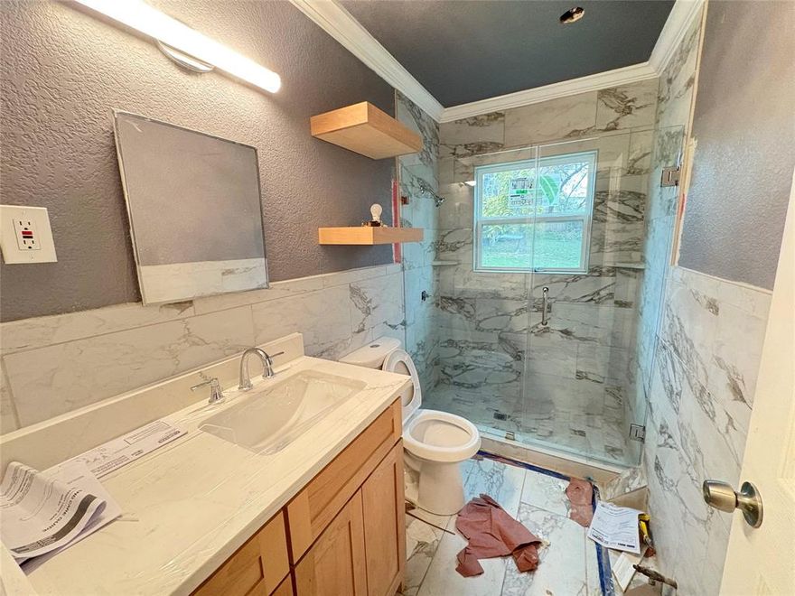 Seller financing available! Step into this freshly updated 2-bedroom, 1-bath home in the heart of Dallas. The interior has been completely renovated, featuring new paint throughout, a fully remodeled bathroom with an upgraded shower, and an updated kitchen with modern finishes. 
The exterior needs some work, and the interior will benefit from a few finishing touches. Giving the opportunity to finish out remaining details and enhance overall value. New roof, new water heater, no HVAC. 
Conveniently located near major highways, schools, and local amenities, this property offers excellent rental potential and long-term upside.