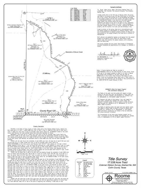 CR125 Twin Bridges Road McKinney TX 75071