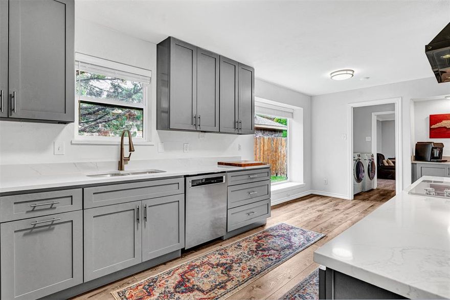 *USE OUR PREFERRED LENDER AND GET 1% CREDIT UP TO $8,000 BACK.* Step Into The Pinnacle Of Luxury Living With This Beautifully Remodeled Gem In College Park East! This Gorgeous Home Features A Large Game Room or Family Plus 3 Bedrooms, 3 Full Baths, And A Welcoming Eat-In Kitchen Complete With A Built-In Coffee Bar. The Living Room Is Just Right For Hosting Friends, And The Sunlit Sunroom Leads You To A Sparkling Pool And A Lush Backyard Paradise. You Can Even Turn The Game Room Into A Second Primary Suite With Its Own En-Suite Bath. The Gourmet Kitchen Is A Chef's Delight, Boasting Plenty Of Cabinets And Top-Notch Kitchen Aid Appliances, Including A Sleek Electric Cooktop And Double Ovens. Entertain In Style With A Wine Fridge In The Wet Bar, A Cozy Gas Fireplace, And A Bright Skylight In The Living Room. Enjoy The Chic Waterproof LVP Flooring Throughout. The Primary Bath Is A True Retreat With A Freestanding Soaking Tub, Dual Vanities, And Spacious Walk-In Closets. With Anderson Windows Added In 2017, This Home Combines Beauty And Efficiency. Its Open Floor Plan Is Ready To Fit Your Lifestyle, Making It The Perfect Place To Call Home. Plus, You're Just A Short Drive From 75, 635, 190, And Tons Of Shopping In Richardson, Plano, And North Dallas!