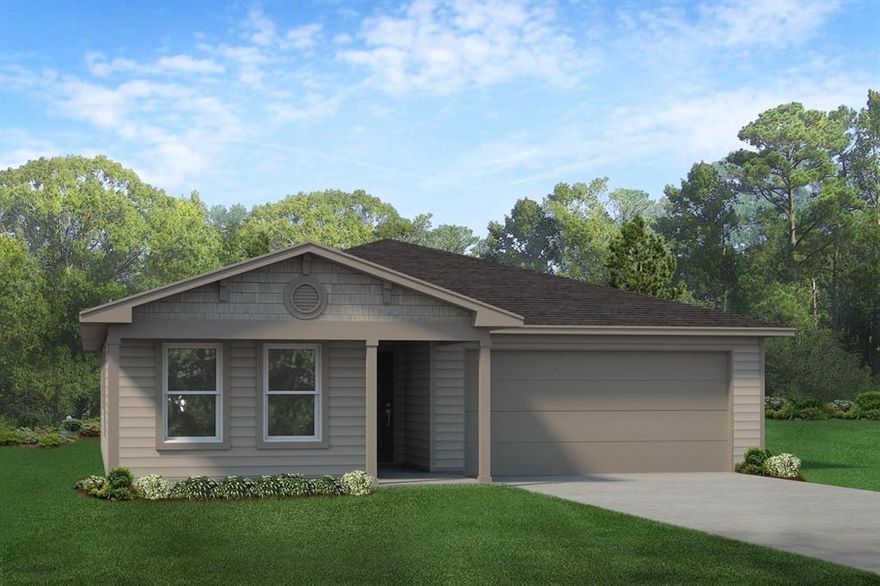 AMAZING OPPORTUNITY FOR NEW CONSTRUCTION FROM AMERITEX HOMES! Offering up to $20,000 in flex cash on select homes! Use flex cash to reduce purchase price, cover closing costs, or builder will buy down rate. Beautiful new home for sale featuring 3 bedrooms, 2 bathrooms, an open concept floor plan, and many more modern amenities throughout. The kitchen boasts a large island with upgraded countertops and energy-efficient appliances. The private master includes an ensuite bathroom and walk-in closet. All these features and more make this home a must-see! Images may be reflective of a staged or representative unit; homes are unfurnished and features may vary by floor plan and location.