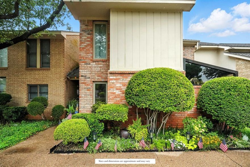 Ready to Close!! Spacious and elegant 2-story townhouse located in the desirable Fairway Oaks Country Club community featuring a new roof and recent repairs. This 2,276 sq ft home features 3 bedrooms, 2.5 baths, and two separate living areas—each with its own cozy wood-burning fireplace. Tall ceilings and detailed walls add warmth and character throughout. Upon entering, the quaint living area welcomes you perfect for watching a movie in front of the fire. Hallways lead to the formal den in the back, stairs to the second floor or to the kitchen. The den with its soaring ceiling and formal dining area provide flexible living and entertaining space. Lovely entertainment center accents the back wall. The kitchen includes granite countertops, an electric cooktop, wall oven, built-in microwave, and dishwasher as well as a breakfast bar and dining nook off the kitchen. Seller is leaving the refrigerator, washer and dryer. A striking glass atrium at the front of the home offers abundant natural light—perfect for a sunroom or plant haven. Upstairs, the sequestered master suite boasts a private balcony overlooking the peaceful courtyard, along with a large ensuite bath featuring dual sinks, a soaking tub, and a separate tiled walk-in shower. Two additional guest bedrooms are generously sized and share a full guest bath. Enjoy the outdoors with a covered back patio and a small yard area leading to an attached 2-car garage. Above the garage is an upstairs deck offering additional storage. As a bonus, a third garage across the alley is ideal for a golf cart, hobby space, or even more storage. This well-maintained home is immaculate, full of charm, and move-in ready. Located in a beautiful and established area of Abilene with quick access to golf, shopping, and dining. A rare opportunity to own a character-rich home in a sought-after neighborhood with a beautiful golf course just seconds away!