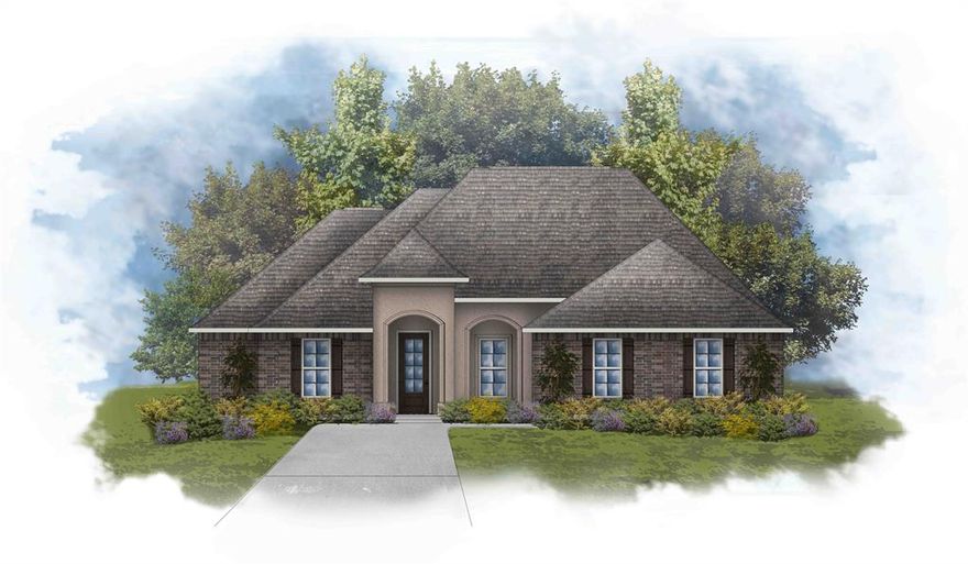 Brand NEW Construction in Cane's Landing! The KLEIN III B has an open flowing floor plan with 4 bedrooms & 3 full bathrooms. This home includes upgraded granite counters, ceramic tile flooring, conduit run for HDMI cable, blinds, backsplash & more. Special features include: undermount sinks,  smart connect WiFi thermostat, structured wiring panel box, post tension slab, tankless water heater, separate access to laundry room through master closet & so much more!