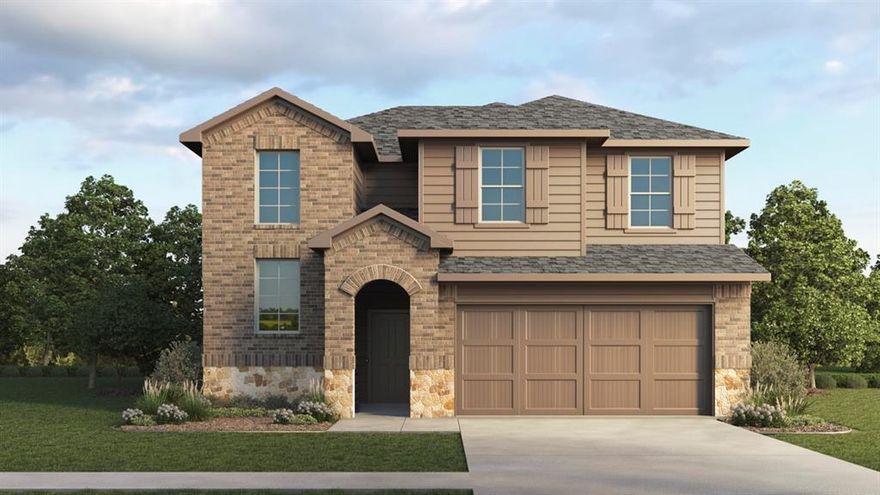 New Construction by DR Horton. This beautiful 2 story home checks all the boxes! 4 Bedrooms, 2.5 Bathrooms, Game room for family fun, 2 Car Garage, plus a Covered Patio to enjoy outdoor living.  Energy efficient, and smart home features included. Call today to schedule an appointment.