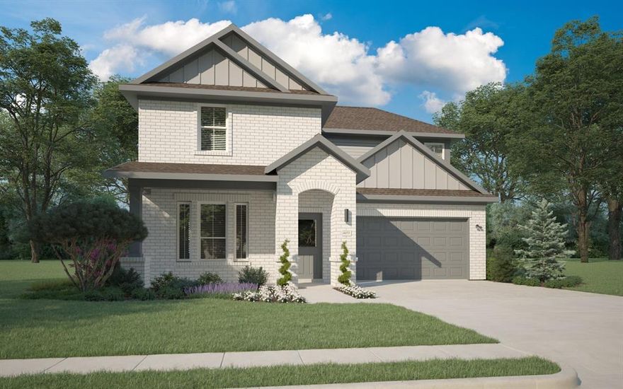 MLS# 21243102     - Built by Trophy Signature Homes - Jun 2026 completion! ~ The Stanley II is a winning combination of comfort and adaptability. The main floor offers a bedroom with a full bath for guests. Of course, no one could blame you if you crafted an exceptional workout room instead. A wall of windows in the airy living room illuminates the space with natural light that carries into the casual dining area and the spectacular kitchen. Quartz countertops, stainless steel appliances and a gorgeous island ensure the kitchen will be everyone's favorite space. The presence of an upstairs loft near the bedrooms with a full bath creates a home-within-a-home!