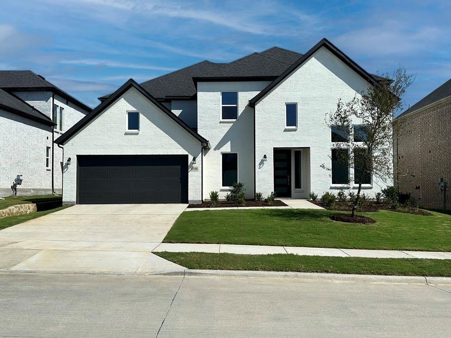 What's Special: Model Plan, Oversized Lot, Media Room, 1st Floor Primary Suite - New Construction - Ready Now! Built by Taylor Morrison, America's Most Trusted Homebuilder. Welcome to the Larimar at 6508 Fort Parker Way at Highland Lakes! This home brings serious wow factor to everyday living. A stunning wrapped staircase welcomes you into the foyer, flanked by a private study and formal dining room that connects to the gourmet kitchen through a butler’s pantry. The kitchen features a large island overlooking the gathering room with a cozy fireplace and casual dining area, creating a seamless space for entertaining. The main floor offers a private primary suite with dual vanities, a soaking tub, separate shower, and spacious walk-in closet, plus a guest bedroom with its own full bath. Upstairs, you’ll find three secondary bedrooms, a game room, and a media room designed for fun and relaxing nights in. Set in a vibrant McKinney community with no MUD or PID taxes, homeowners enjoy resort-style amenities including a sparkling pool, state-of-the-art fitness center, and miles of scenic trails. Zoned to the highly rated Prosper ISD, this location offers a perfect blend of modern comfort, outdoor adventure, and everyday convenience. Additional highlights include: main floor secondary bedroom with an attached bathroom with a shower, a door to the laundry from the primary closet, and a private study. Interior photos are for representative purposes only. MLS#21120295