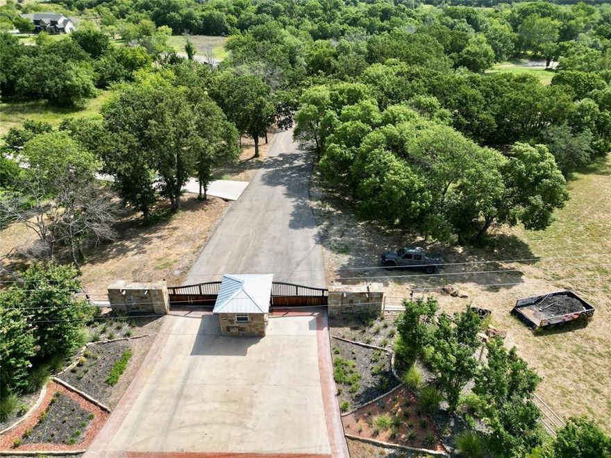 2+ acre lots are now available in the highly sought-after Peaster ISD. Bring your builder and construct your dream home in the private, gated Woodland Lakes community. This area features an abundance of mature trees, wildlife, and several ponds. Conveniently located near Ric Williams, with access from Hwy 920 and Zion Hill, it's just five minutes from Weatherford and 40 minutes from Fort Worth. Septic & well needed, propane is optional