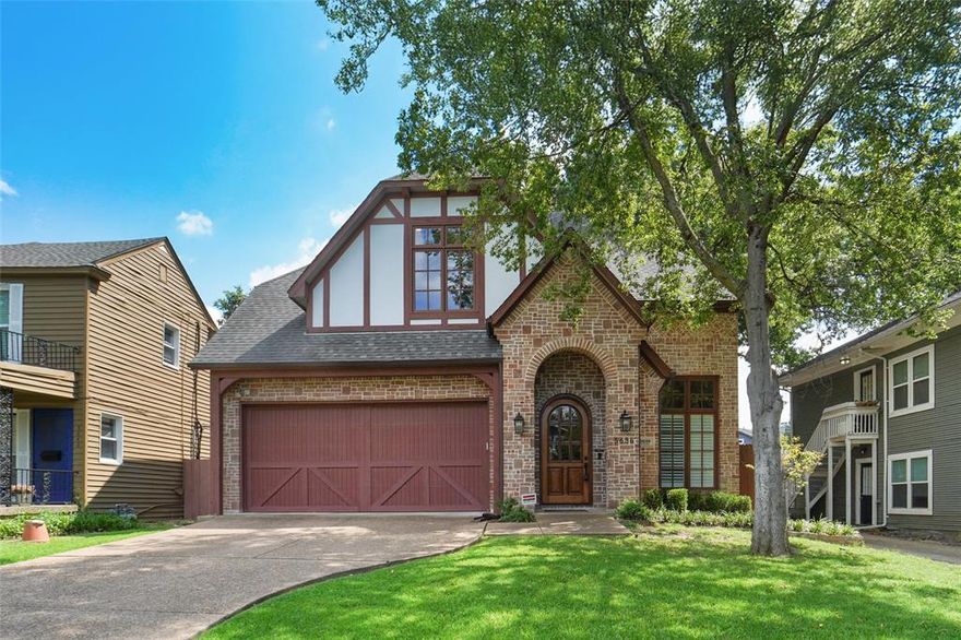 A timeless Tudor jewel in the crown that is Vickery Place! Thoughtful design paired with a traditional layout. The towering 2-story grand entry flows into the formal dining room and an open main living area anchored by a wall of windows overlooking the spacious backyard and covered patio. The fully-renovated kitchen is built for entertaining with a center island, butler’s pantry, granite counters, and 5-burner gas cooktop. The first floor includes a flexible bedroom with adjacent full bath that can serve as a private office or guest quarters. Upstairs, the large primary suite features a spa-like bath with dual vanities and expansive, over-sized walk-in closet. Two Jack & Jill secondary guest bedrooms accompany a second living area with built-ins that could function like a 5th bedroom. Located just blocks from Lower Greenville, residents can enjoy an incredible variety of restaurants, coffee shops, music venues, and boutique shopping. For those who love the outdoors, White Rock Lake and its scenic trails are less than 10 minutes away. This home also offers unbeatable convenience: only a 7-minute drive to SMU, approximately 10 minutes to Uptown Dallas, and 12 minutes to Downtown Dallas, making it ideal for both students and professionals. Timeless charm, modern livability, and THE MOST walkable neighborhood all come together in one of Dallas’ most sought-after areas.