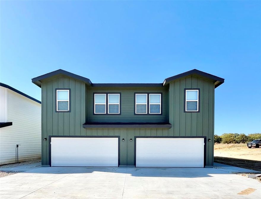 **Available January 1st**
Welcome to this brand-new duplex in the heart of Burleson, featuring a beautifully designed 3-bedroom, 2.5-bath layout. This home boasts a thoughtful floor plan with modern finishes, granite countertops, luxury vinyl plank flooring, and stylish details throughout. Upstairs, you’ll find two spacious bedrooms with plush carpeting and generous closet space. The primary suite offers a large walk-in closet and an ensuite bathroom complete with a double vanity and private water closet.

Set on a spacious lot with plenty of green space, the property provides a peaceful and inviting atmosphere. Residents will enjoy convenient access to nearby shopping, dining, schools, and major employers, along with easy connectivity to Fort Worth and surrounding areas via nearby highways. With its contemporary design and prime location, 3501 E Renfro St delivers comfort, convenience, and exceptional modern living in Burleson.
*$100 water charged to tenant every month
*water held in HOA name