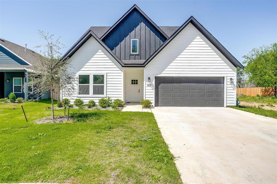 Stunning 4-bed, 3-bath New Construction Home Near Eastgate Park & Trinity River!

Discover your dream home in this gorgeous, brand-new residence, perfectly situated just half a mile from Eastgate Park and the scenic Trinity River—ideal for leisurely strolls and outdoor adventures! Step inside to experience modern elegance and thoughtful design, crafted for both comfort and style.

As you enter, a welcoming secondary bedroom with a full bathroom awaits to your left, perfect for guests or a versatile in-law suite. Flowing seamlessly down the hallway, you’ll be captivated by the spacious open-concept living and kitchen area. The chef-inspired kitchen boasts sleek quartz countertops, a large island with a sink overlooking the airy living space, and state-of-the-art appliances. Adjacent, the dedicated dining area is bathed in natural light, thanks to a glass sliding door that opens to your private backyard and inviting covered patio—perfect for entertaining or relaxing al fresco.

Retreat to the luxurious main bedroom, featuring an elegant ensuite bathroom with a dual vanity, a rejuvenating stand-alone shower, and a soothing garden tub. The pièce de résistance? An oversized walk-in closet with custom built-in shelving, offering ample storage for your wardrobe and more. Upstairs, two additional well-appointed secondary bedrooms share a stylish full bathroom, providing comfort and privacy for family or guests.

This home blends modern sophistication with an unbeatable location, offering easy access to nature and urban conveniences. Don’t miss your chance to own this masterpiece—schedule your tour today and experience the lifestyle you’ve been dreaming of!