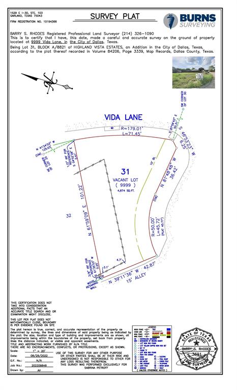 HIGHLAND VISTA ESTS - Land