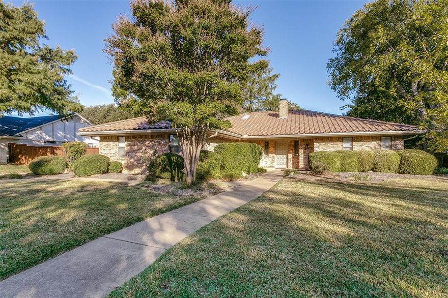 Welcome to 219 Indian Creek Dr in beautiful Trophy Club, TX! This charming 3-bedroom, 2-bath home combines comfort, style, and plenty of room to entertain. Each bedroom is generously sized, offering space and versatility rarely found today. The kitchen features a rare skylight that fills the space with natural light, complemented by updated lighting throughout the home. The luxurious primary suite includes three closets and a spa-inspired bath with a soaking tub and separate shower.

Step outside to your backyard retreat — complete with a built-in gas grill, outdoor fridge, bar area, and mounted TV setup under a spacious covered patio. Perfect for hosting friends and family! The long driveway easily accommodates up to five additional cars beyond the two-car garage. Located in a quiet neighborhood and zoned for the highly sought-after Byron Nelson High School, this home truly has it all — space, upgrades, and the perfect setting for indoor-outdoor living.
*Information deemed reliable but not guaranteed*
