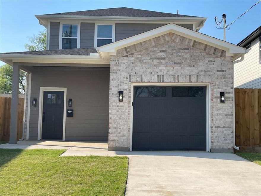 Welcome to your future new build home! 3-bedroom, 3-bath home located in the historic Mill City neighborhood. Nestled in vibrant South Dallas, this property offers unmatched proximity, long-term equity, and tremendous opportunity. Just minutes from Fair Park—future site of the 2026 World Cup—and with quick access to I-45 and I-30, getting around the city is a breeze. While most comparable 3- and 4-bedroom homes in the area are priced above $300K, this home offers potential instant equity, making it an ideal choice for buyers who've found homeownership just out of reach. There are 3 other homes with this floor plan being framed in the same area. Inquire with Agent. House included refrigerator, stove, microwave and dishwasher.  No downpayment with preferred lender Cornerstone Home Lending and no mortgage insurance for qualifying buyers.

See additional documents for preferred lender information, warranty, DHAP program details, and other grant opportunities.