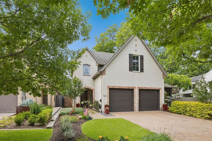 Modern East Dallas living meets timeless style in this beautifully designed home just moments from Lower Greenville and Glencoe Park. Thoughtfully crafted with an open-concept floorplan and elevated designer finishes throughout, this residence offers the perfect blend of comfort, functionality, and sophistication. The light-filled main living area features soaring ceilings, hardwood floors, a cozy fireplace, and seamless flow into the chef’s kitchen—complete with an oversized island, Carrara marble countertops, stainless steel appliances, gas range, abundant cabinetry, and spacious pantry, making it ideal for entertaining and everyday living. The expansive primary suite serves as a private retreat with a spa-inspired bath featuring dual vanities, soaking tub, oversized walk-in shower, and generous walk-in closet. Secondary bedrooms are well-appointed with ensuite baths and ample storage, while the dedicated home office provides the perfect space for remote work or study. Large windows throughout create a bright and airy atmosphere, complemented by designer lighting and high-end details at every turn. A full-size laundry area adds everyday convenience, while the gated front entrance enhances both privacy and curb appeal. Step outside to enjoy a private outdoor living space, with TV hookup, perfect for relaxing or hosting guests, along with a two-car garage and additional garage storage. Situated in one of Dallas’ most desirable neighborhoods, this home offers unbeatable access to premier dining, shopping, and outdoor recreation while still providing the comfort of a quiet residential street. Zoned to highly sought-after Mockingbird Elementary, this exceptional property delivers the best of urban convenience and modern luxury in the heart of East Dallas.
