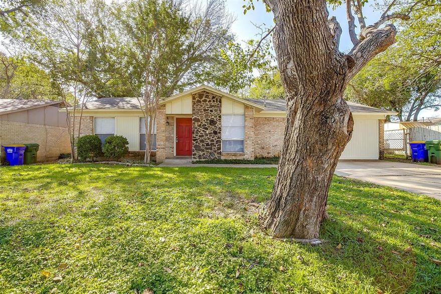 Newly updated 3 bed 1 bath with large bonus room in highly sought after Birdville ISD. New walk-in shower, brand new central heat & air system, ceramic tile, and laminated floors throughout. See additional highlights of this wonderful home in the attached pictures Located in an established neighborhood & conveniently located near shopping, restaurants, and major highways!