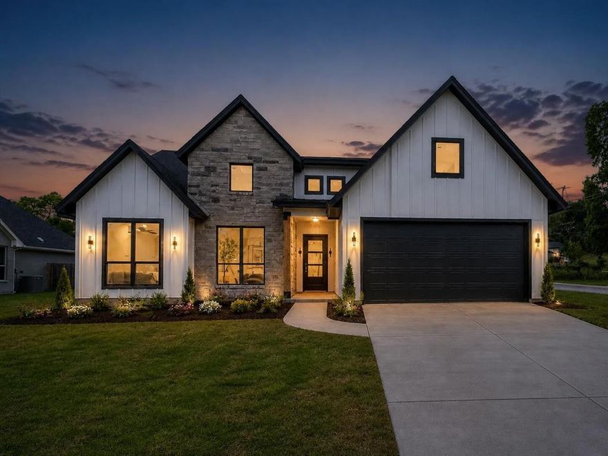 Welcome to this new construction home in Willow Park, blending modern comfort with timeless style. Situated on a quiet street in Aledo ISD—just a short drive from the interstate—this 4-bedroom, 3-bath home features 2,325 SF of thoughtfully designed living space with an open-concept layout.Vaulted ceilings in the living room and primary suite create a spacious, inviting atmosphere. The kitchen includes a large center island and walk-in pantry, flowing seamlessly into the living and dining areas for everyday living and entertaining.

The primary suite features a jetted tub, separate shower, dual vanities, and a generous walk-in closet. Conveniently located near schools, shopping, and major commuter routes.