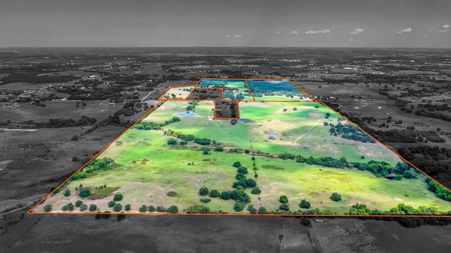 270+- acres located less than 45 minutes from Ft. Worth. This property is on BOTH sides of FM 2048. Multiple build sites, incredible hay production, and TONS of wildlife.Seller will subdivide.