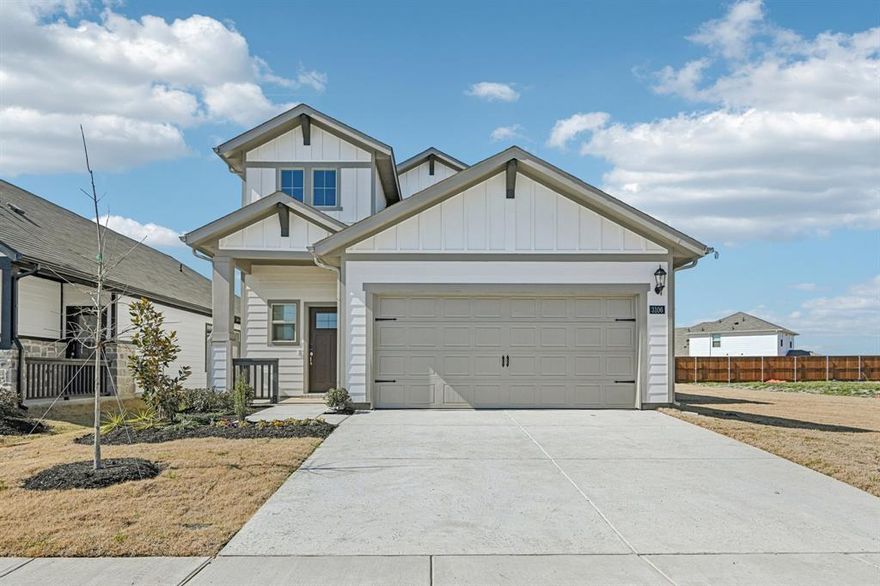 Brand new, energy-efficient home available by Dec 2025! Turn the kids loose in the Olympic's second-story loft space while hosting downstairs in the open concept living area. The private main level primary suite features dual sinks and walk-in closet for ample storage. Lakehaven is a master-planned community located at the edge of Lavon Lake, featuring all of the modern amenities. Family time will turn into lake time during the warm Texas summers. The Spring Series will boast six floorplans from our National Park Collection that range in size from approximately 1,270 sq. ft. to 2,255 sq. ft.  Each of our homes is built with innovative, energy-efficient features designed to help you enjoy more savings, better health, real comfort and peace of mind.