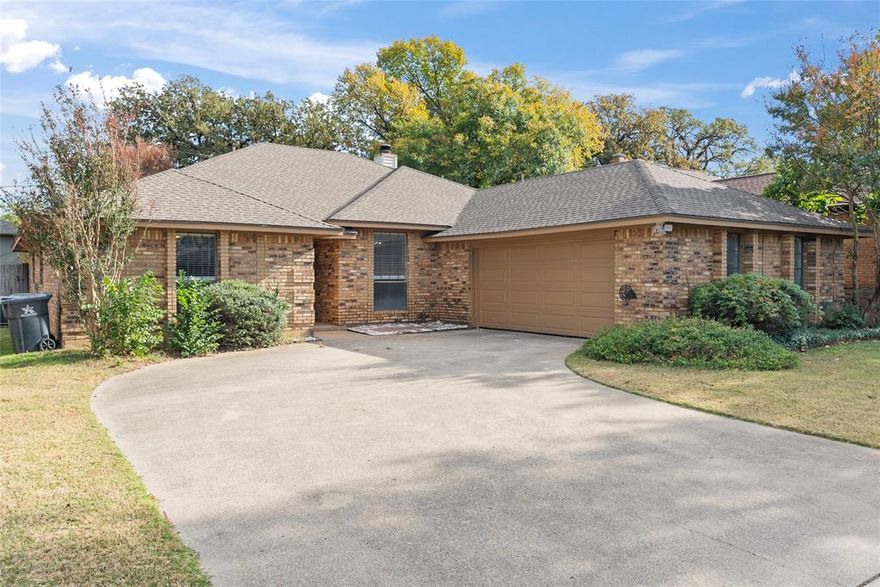 Welcome to 2707 Citadel Drive, located in Meadow Park Estates in the heart of Arlington. 

This beautifully renovated 4-bedroom, 2-bath home—just over 2,100 sq. ft.—is fully updated and ready for its new owners!

This single-story property offers an ideal layout with a private primary suite on one side and three generously sized secondary bedrooms on the other for added privacy. All three bedrooms feature large closets and ceiling fans, and they share a full bathroom with dual sinks.

The primary ensuite includes a garden tub, a full stand-alone shower, a walk-in closet, and its own private entrance to the porch—perfect for enjoying quiet mornings outdoors.

The fully renovated kitchen features brand-new stainless steel appliances, quartz countertops, and modern cabinetry. From the kitchen and dining area, you’ll find a private entrance to the backyard, plus convenient interior access through the attached double garage. Renovations include updated electrical and plumbing throughout, along with fresh interior and garage paint. 

The spacious living room offers flexibility to create two separate living areas or enjoy one large open space centered around a cozy wood burning fireplace. Throughout the home, you’ll notice thoughtful upgrades such as new ceiling fans, doors, chandeliers, hardware, and custom touches like barn doors and double-sink vanities in both bathrooms. Water heater and HVAC updated in 2024. 

Location is unbeatable. You’ll have quick access to I-30 and be minutes away from Arlington’s top attractions: AT&T Stadium, Globe Life Field, Six Flags Over Texas, River Legacy Park, and The University of Texas at Arlington. Enjoy easy travel throughout DFW with under 30-minute drive times to Downtown DFW, Mansfield, DFW Airport, Lake Arlington, Joe Pool Lake, and more.

Perfect for families and anyone seeking a beautifully updated home in a prime location—this could be your next home! Contact your favorite agent to schedule a showing today.
