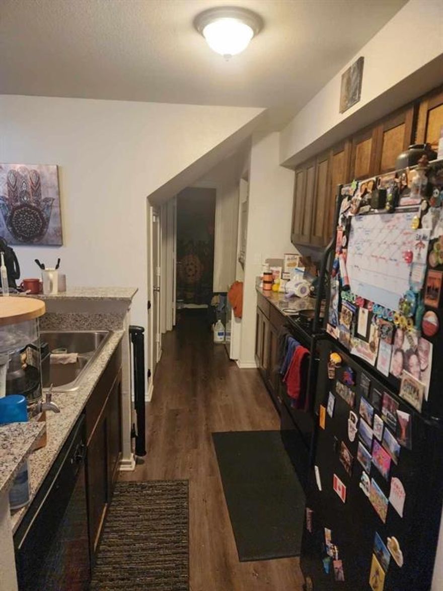 INVESTORS ONLY! Perfect 2 bedroom 3 bath investment property with immediate income located in Dalals! Located on the second floor and one of the largest floorplans in the complex. Completely redone in 2018, flooring, paint, granite countertops, new appliances, dark kitchen cabinets, water heater, fixtures and more. Current month to month lease at 1300 monthly.