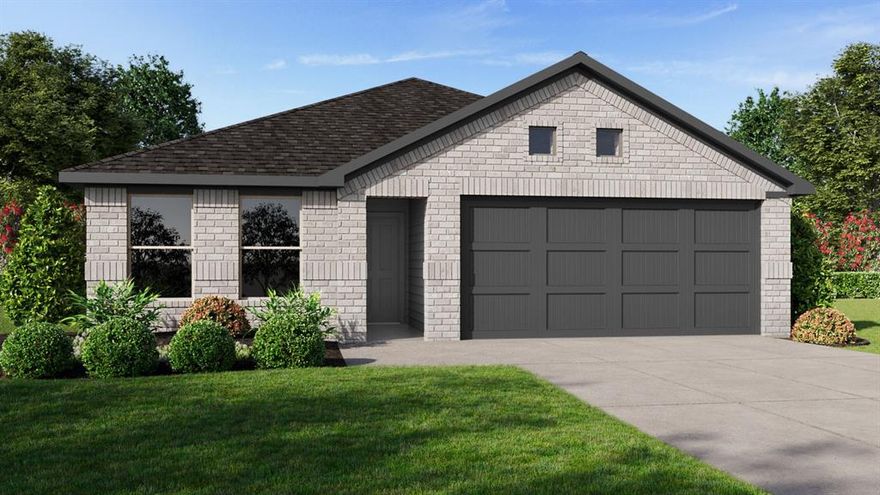 New phase now selling! D.R. Horton America's Builder since 2002 is excited to serve as your home builder in the fabulous unique master planned community of Springhill South in Boyd. The single-story Carson Floorplan, Elevation C, with an estimated Summer completion, offers 5 bedrooms, 2 bathrooms, and a 2-car garage, delivering a spacious and functional layout designed for everyday living. The open-concept design seamlessly connects the family room, dining area, and contemporary kitchen, creating an inviting central gathering space. The kitchen features quartz countertops, 36” upper cabinets with hardware, stainless steel appliances, a gas range, stainless steel sink, center island, and a walk-in pantry for added storage and convenience. The private primary suite is thoughtfully positioned and includes an en-suite bath with a dual quartz vanity, 5-foot oversized shower, and walk-in closet. Four secondary bedrooms are well-sized and share a full bathroom with a quartz vanity top, offering flexibility for family, guests, or a home office. Luxury vinyl plank flooring extends through the main living areas and wet zones for durability and easy maintenance.  This home includes our AMERICA'S SMART HOME base package.  Using one central hub that talks to all the devices in your home, you can control the lights, thermostat and locks, all from your cellular device. Community Pool, Cabana, Walking Paths, Park, basketball court.