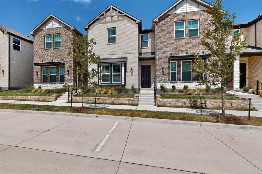 Seller is offering a $7,000 buyer credit towards closing costs! Welcome to the Station; an awesome mixed-use development district near Firewheel Mall where residents have a variety of modern conveniences within walking distance; shopping, dining, hospital and Heritage Park. This Energy Star Townhome has been tastefully decorated and features some neat customizations. Open concept living and kitchen greet your arrival with a custom hanging rack for coats in entry. Spacious kitchen with quartz counter tops, stainless steel appliances, gas cooktop, 42 inch cabinets, subway tile backsplash and huge kitchen work island with bar top seating. Spacious bedrooms upstairs with second living area ideally situated in the middle. Primary bedroom is situated separate from guest bedrooms and features an ensuite bath with dual vanities, oversized shower and walk in closet. Utility room has been upgraded with built in cabinets and is also upstairs near the bedrooms. Spacious rooms throughout with lots of light filled windows. Epoxy floored garage and more! Refrigerator and upstairs sofa convey to buyer!