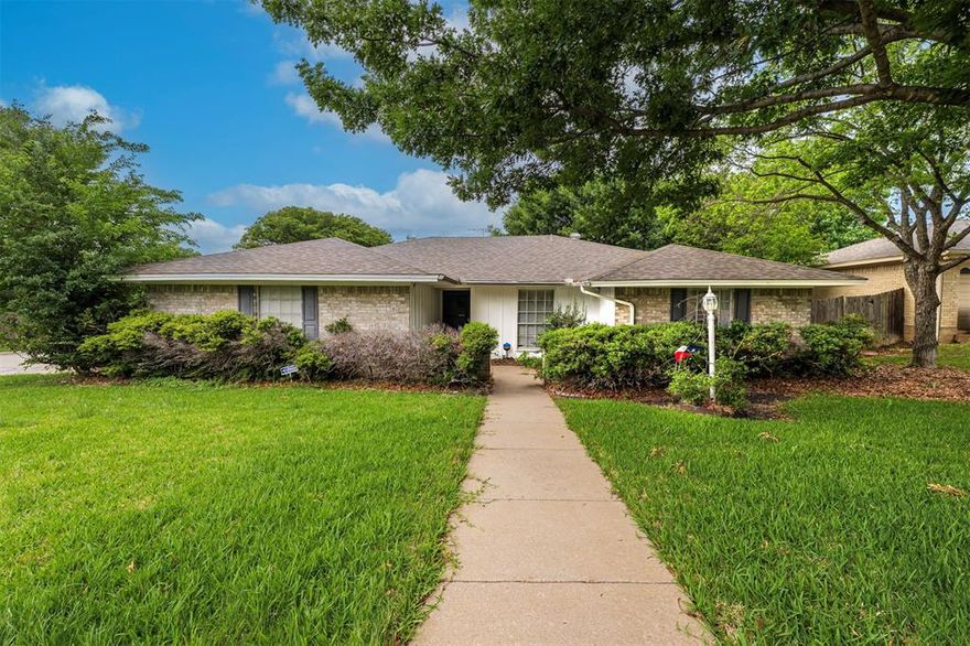 Welcome to this charming 3-bedroom, 2-bathroom home nestled in the established Wedgwood area of Fort Worth. This inviting property offers a comfortable layout designed for both everyday living and entertaining. The spacious living area provides a warm and welcoming atmosphere, perfect for gathering with family and friends, while the adjoining kitchen offers ample cabinet and counter space to meet all your cooking needs.

The bedrooms are well-sized and versatile for family, guests, or a home office. Step outside to enjoy the expansive backyard, ideal for outdoor entertaining, pets, or creating your own personal oasis.

Located in a desirable neighborhood with convenient access to shopping, dining, and major highways, this home combines comfort, space, and location. Don’t miss the opportunity to make this Wedgwood gem your own.