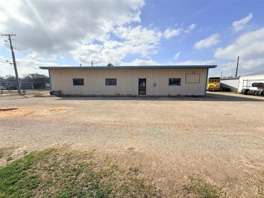Commercial Building! This 3,500 SF metal construction commercial building is centrally located in Winnsboro, Texas. Formerly a well known local restaurant, the property offers excellent versatility for dining, retail, office, conference, or warehouse use. Current features include two commercial vent hoods, BBQ pit, commercial kitchen, freezer, and tables with chairs and booths. A unique multipurpose opportunity in the heart of town.