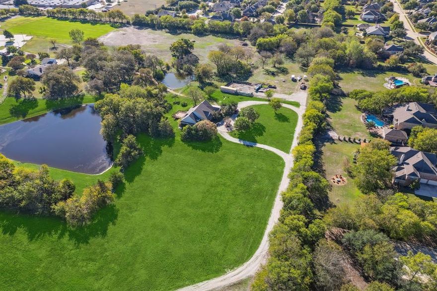 11.1 acres in highly desirable Lovejoy ISD can now be yours! Land is approved for 1 acre residential zoning with the Town of Fairview.  Call agent for more details and to speak to the correct people at the Town of Fairview for due diligence. Land is located off Stacy Road and Country Club, which is mere minutes from shopping, dining, retail, and two major DFW highways for an easy commute around town. Residential lots will have city water and require septic systems. Lots will have access of Stacy, and majority of acreage is tucked away in the southern section of the lot which helps provide privacy from road noise. Mature trees on both southern and western boundaries. Two ponds and an older home on site.  Home can be renovated or removed.  One pond can be completely filled in if desired, but the other pond can only be partially filled in. Please contact agent for further details. Beautiful Texas acreage in an amazing school district doesn't come along often. Come visit this land today!