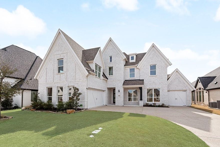 New Grand Home in Gated community of Lakes of Somercrest MOVE IN READY on a north facing Lot with 3 Car Garage. Stunning 5 bedroom home with 4 large livings that include a vaulted family rm, a home office or den, a gameroom & media room and children's retreat or bonus room. Custom features include a staircase w wrought iron balusters, wood floors & 8 foot doors. Downstairs guest suite or nursery. Open concept Family Room has a fireplace & wood floors  Kitchen is outfitted with Shaker cabinets, Omegastone tops, stainless steel appliances, 5 burner gas cooktop, pots & pans drawers, trash can drawer & a large island. Primary Bath has a free standing garden tub, frameless glass shower with tiled shower & separate vanities. Upstairs is for the kids with a gameroom, a media room & huge Retreat or Bonus Room. Covered Back Patio. Security & Sprinkler systems. Energy Star features such as tankless water heater, R38  & radiant barrier roof for low energy bills.
