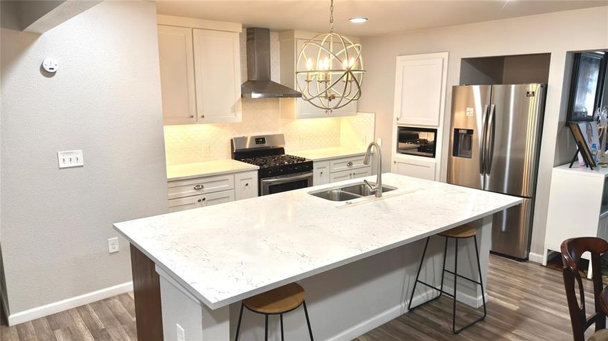 New Price $349,900! Move-in-ready 3-bedroom, 2-bathroom home in the heart of Irving’s charming, established neighborhood. Fully remodeled in 2020, this home features a modern open floor plan with recessed lighting and quality finishes throughout. The spacious kitchen boasts quartz island countertops, custom self-closing cabinets, and stainless steel appliances. Both full bathrooms were updated in 2020 for a luxurious feel. The versatile 6x10 ft bonus room offers abundant closet space, ideal for a home office, gym, or extra storage. Additional highlights include a 2020-installed AC system, a 2023 roof, and solar panels (fully paid off at closing) connected to the grid, reducing energy costs with an average TXU bill of just $72.42 over the past 12 months. The converted garage includes a 10x7 storage area with a roll-up door, and a mudroom off the utility area adds convenience. Outside, enjoy a wood-fenced backyard (installed 2020) with four storage units, all with electricity—one ideal as a workshop, three perfect for equipment or general storage. This home is sold as-is, offering great value with energy-efficient upgrades and flexible spaces for all your needs. Key Features: 3 bedrooms, 2 full bathrooms; 6x10 ft bonus room with massive closet space; Full 2020 remodel with open floor plan; 2023 roof and paid-off solar panels; Average TXU bill: $72.42 (last 12 months); Converted garage with 10x7 storage; Four electrified outdoor storage units; Wood fence and central Irving location. Don’t miss this beautifully updated home with modern amenities and unbeatable energy savings in a welcoming neighborhood!
