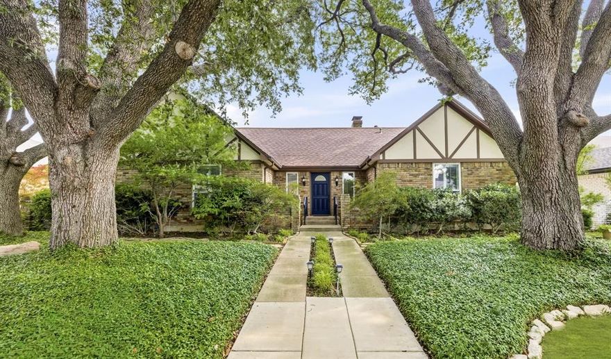 Welcome to this pristine and beautifully maintained home, tucked away on a peaceful block in the highly sought-after Town Creek neighborhood. The open-concept layout is designed for both everyday living and comfort, with abundant natural light and expansive windows throughout. The inviting living room features a cozy fireplace and flows seamlessly into the kitchen, formal dining room, and breakfast nook with a wet bar—perfect for entertaining. The oversized primary suite offers private access to the courtyard and a spa-like bath complete with dual vanities, a soaking tub, and a separate shower. Two additional bedrooms, a second living area, utility room, and an attached three-car garage complete the home. Outdoors, a private courtyard and generous backyard create the perfect setting to relax. Ideally located near shopping, dining, scenic walking trails, and top-rated Richardson ISD schools.