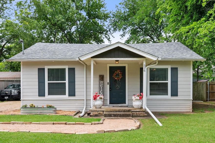 This beautifully renovated Craftsman-style home blends timeless character with modern updates throughout! Featuring 3 bedrooms and 2 bathrooms, this move-in ready property offers updated flooring, vinyl windows, custom cabinetry with granite countertops, and major system upgrades including plumbing, electrical, new roof, HVAC, and ductwork completed in 2017. The true primary suite is a private retreat with a stylish, modern ensuite bathroom. Step outside to enjoy the covered outdoor living space complete with a cozy fireplace — perfect for entertaining year-round. An oversized detached 1-car garage provides incredible storage space for tools, hobbies, or extra parking needs. A rare combination of charm, functionality, and thoughtful updates!