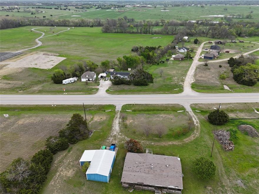 Major Price Reduction!

Attention Builders, Investors, and Business Owners – This Is Your Chance!

Unlock the potential of this prime 1+ acre parcel with highway frontage on booming Hwy 78 in the heart of fast-growing Blue Ridge, Texas! Whether you envision a stunning custom home or an exciting commercial development, this versatile lot offers endless possibilities.

Already equipped with electricity and city water, the property includes a 1,377 sq ft shop, featuring a 39'x27' main workspace and an additional 18'x18' storage room—ideal for immediate use or future expansion.

Perfectly positioned between Hwy 121 and Hwy 380, this location offers maximum visibility and convenience. Surrounded by scenic views and sitting in the path of rapid growth, it's a golden opportunity to capitalize on the area's future.

Currently zoned residential, but primed for rezoning to commercial, this property is a rare investment gem. Whether you’re looking to build, expand, or hold, this lot delivers.

The existing home holds no value and is not accessible. Do not enter the home—property is under video surveillance.

The future of Blue Ridge is bright—claim your piece of it today!