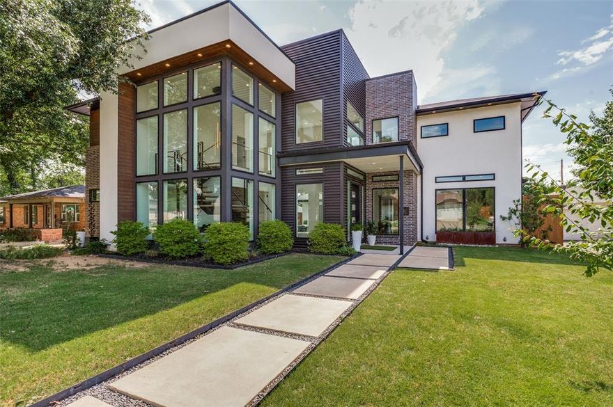 New build feel without the new construction price! If the drive up wasn't magnificent enough, this gem has it all and vibes are high. From the second you walk in this turn-key opportunity screams home. Midway Hollow modern custom AVANT Group design and build with no stone left unturned and just makes sense making this an easy transition for a new owner. Not too big nor too small, the C-shape floorplan, built in 2020 and meticulously maintained, perfectly surrounds the private pool, which is seen from every corner of the home, giving a resort-like feel to the desirable and timeless open floorplan. Offering 4 bedrooms, all with ensuite bathrooms, with Smart Home features galore. Floor to ceiling double-paned windows, with auto-electric shades, flood the space with natural light highlighting the natural woods below all the way up to the vaulted ceilings throughout. If that isn't enough there is a turf putting green out back off a third patio for the golfer(s) in your life, a car charger for EV or Hybrid owners and a Generac generator for peace of mind during the sometimes-unpredictable weather in Texas. Come one come all to 9915 Hurley Way and makes this house your home today!