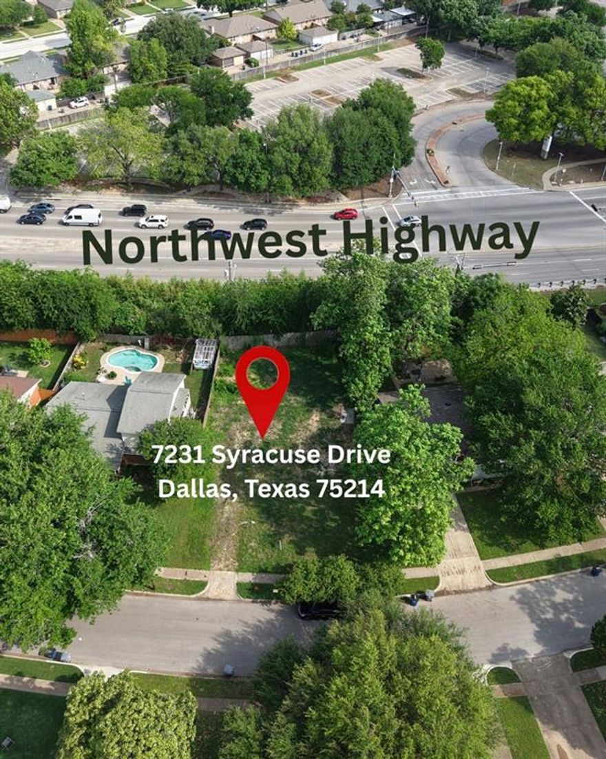 Prime Vacant Lot in the Heart of Dallas – Near SMU, White Rock Lake, The Dallas Arboretum & Downtown!
Discover an exceptional opportunity to own a vacant lot in the vibrant heart of Dallas, Texas. Perfectly positioned near Southern Methodist University (SMU), the Dallas Arboretum and Botanical Garden, NorthPark, and just minutes from the excitement of Downtown Dallas, this property offers unmatched access to shopping, dining, entertainment, and major highways.
Whether you’re dreaming of building your custom home, a stylish investment property, or a unique urban retreat, this lot’s central location makes it ideal. Enjoy quick connections to all parts of the city, from Uptown and Deep Ellum to White Rock Lake and beyond.
Features & Highlights:
Prime central Dallas location
Close to SMU, Northpark, Dallas Arboretum, and Downtown!
Easy access to major highways for seamless commuting!
Surrounded by top-rated dining, shopping, and entertainment!
Endless potential for custom building or investment!
This is your chance to secure a piece of Dallas real estate in a location where convenience meets lifestyle. 
Don’t miss out—opportunities like this in the center of the city are rare!